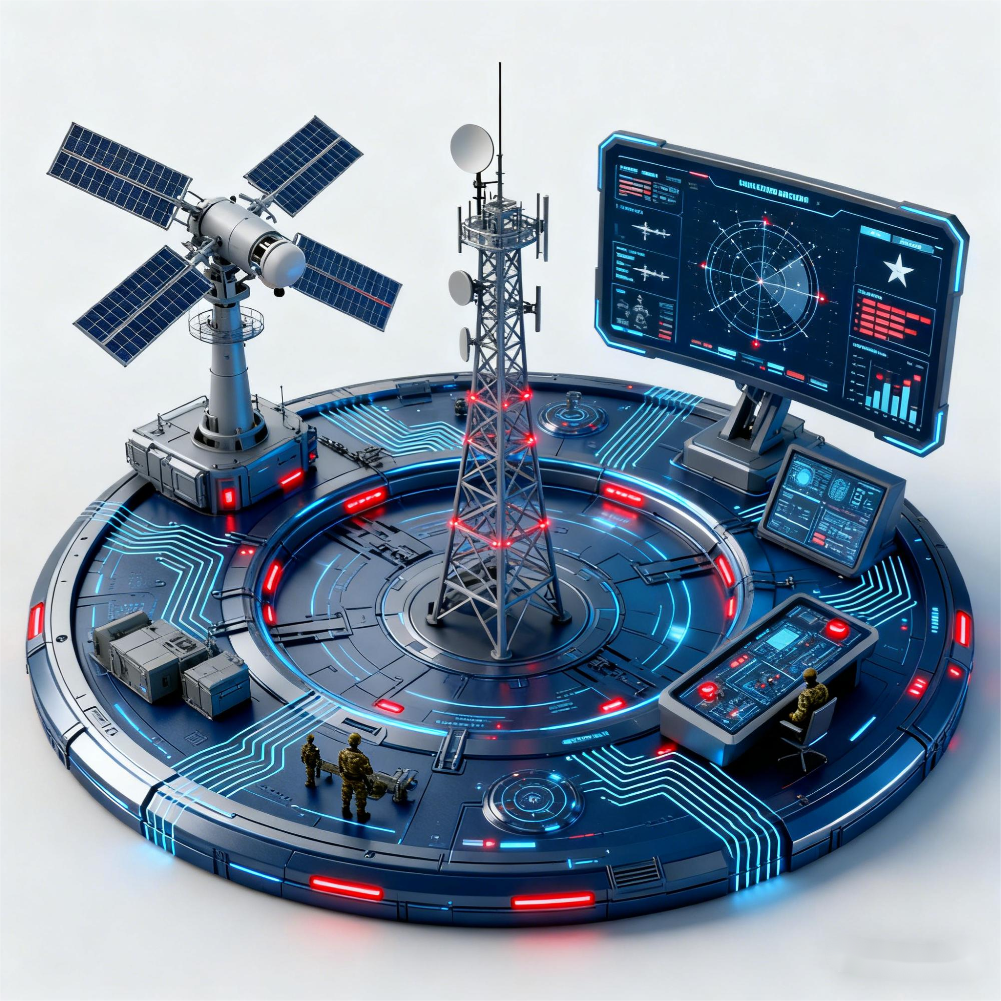 军事信息通信技术装备展区