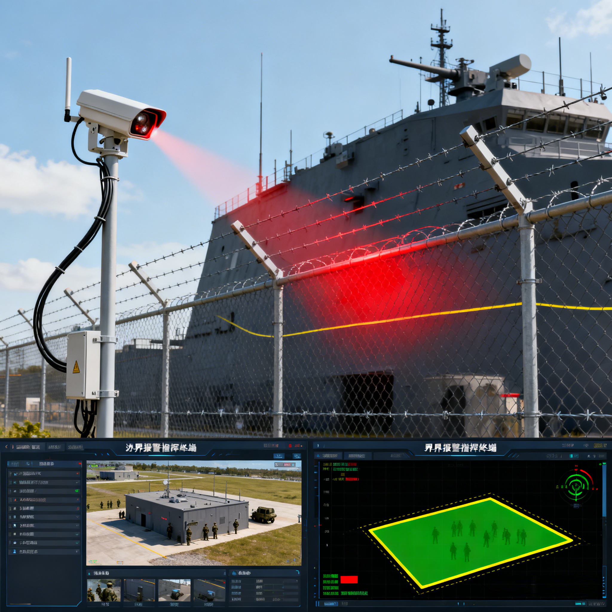 军事安防与周界报警展区