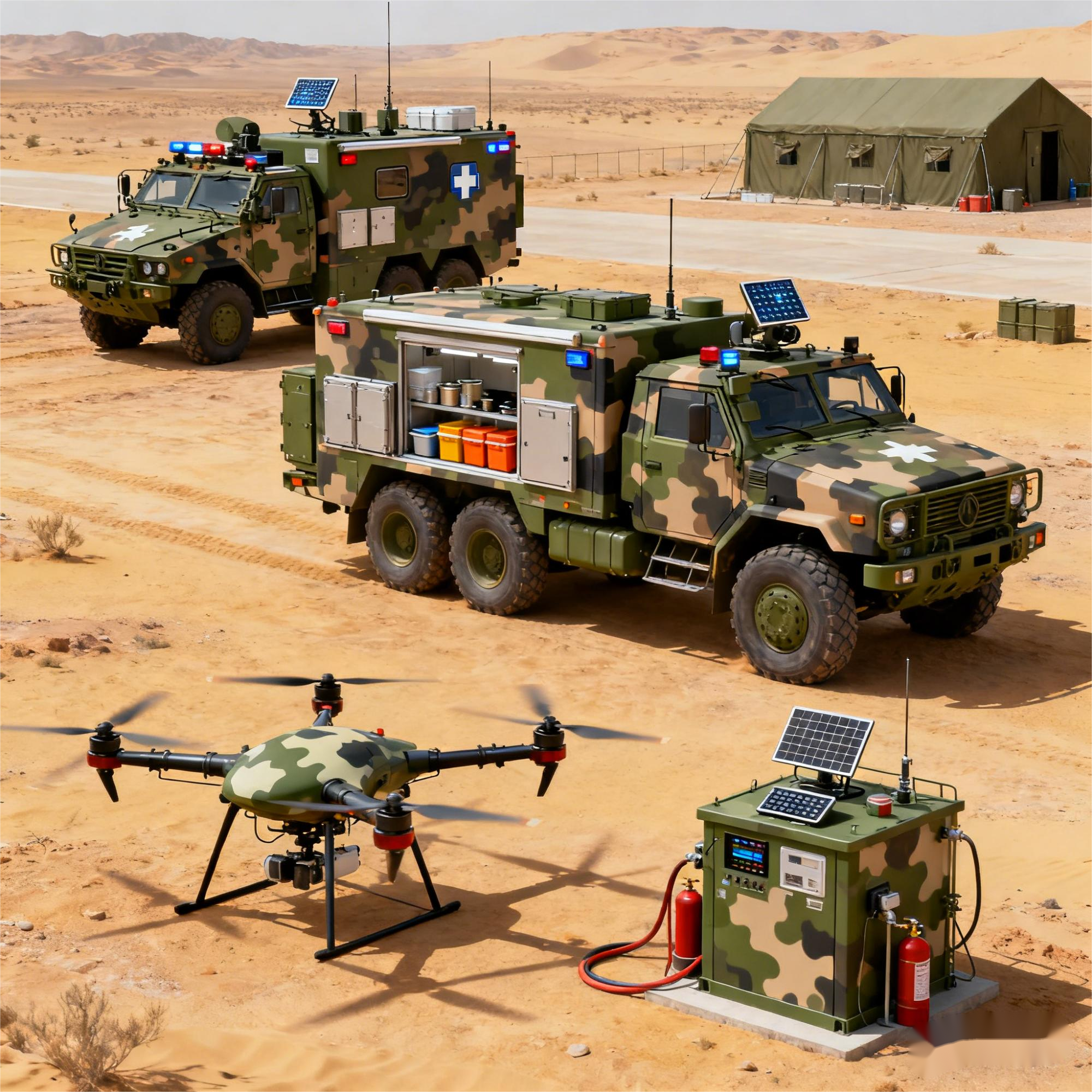 军事后勤保障技术装备展区